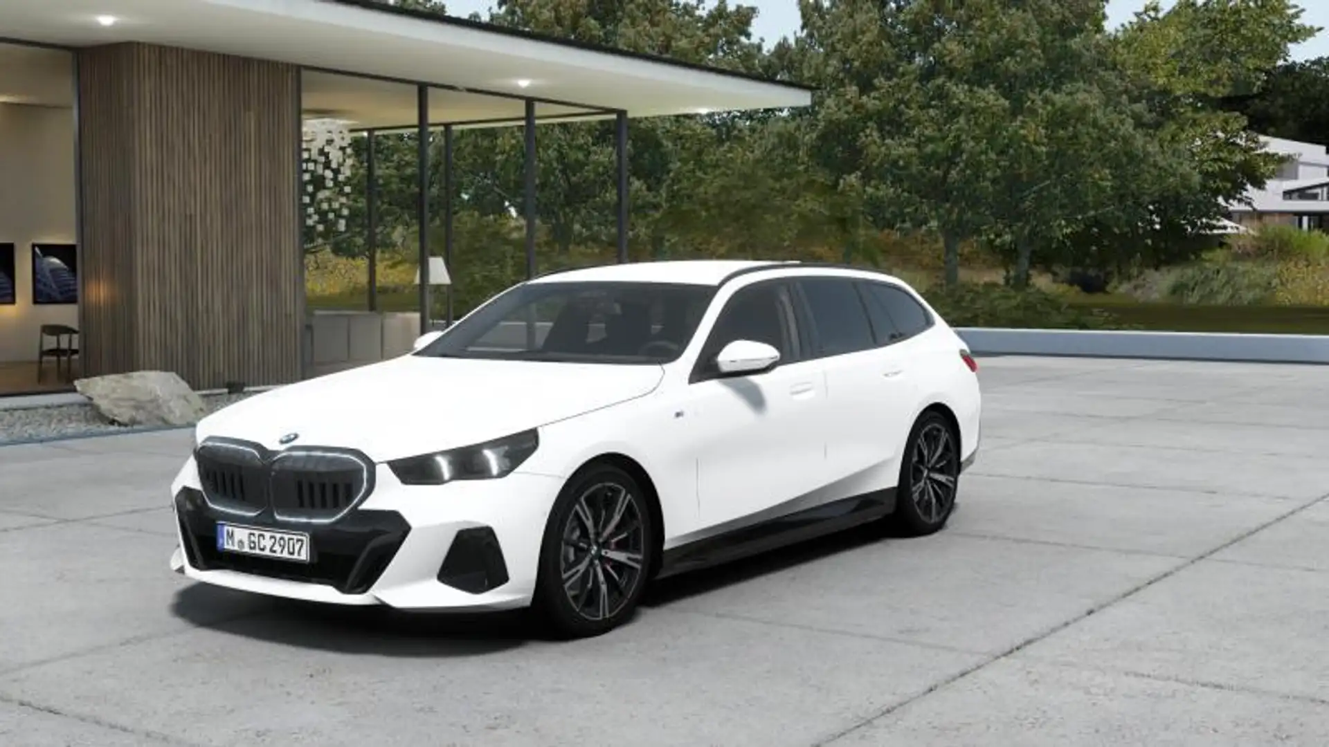 BMW 520 520d Touring 48V xdrive M Sport Pro auto Bianco - 1