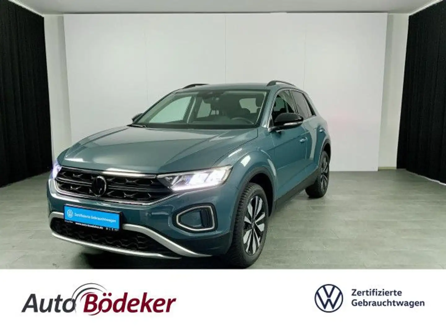 Volkswagen T-Roc 1.0 TSI 6-Gang GOAL Garantie b. 26.01.30 / Blau - 1