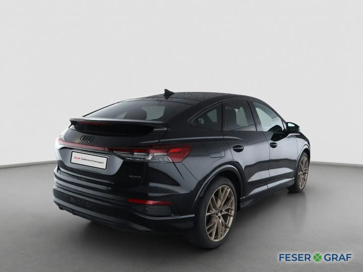 Audi Q4 e-tron Sportback 45 e-tron S line /Matrix/ACC/Kamera/AHK Schwarz - 2