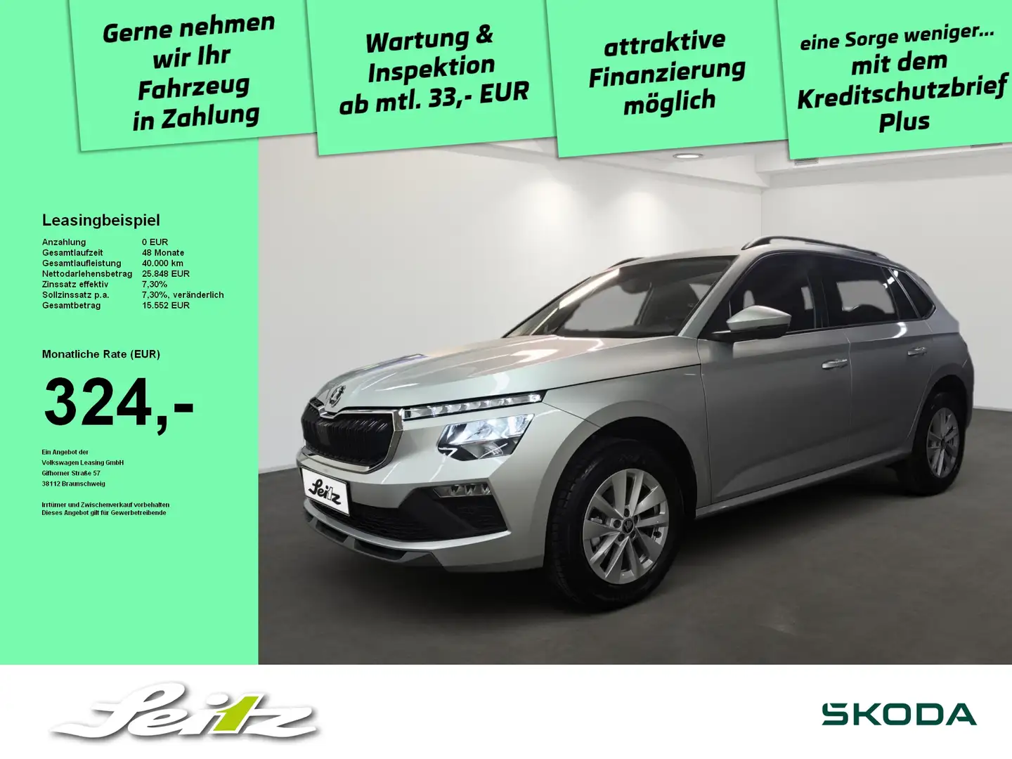 Skoda Kamiq 1.0 TSI Selection *KAMERA*LED*SITZH* Plateado - 1