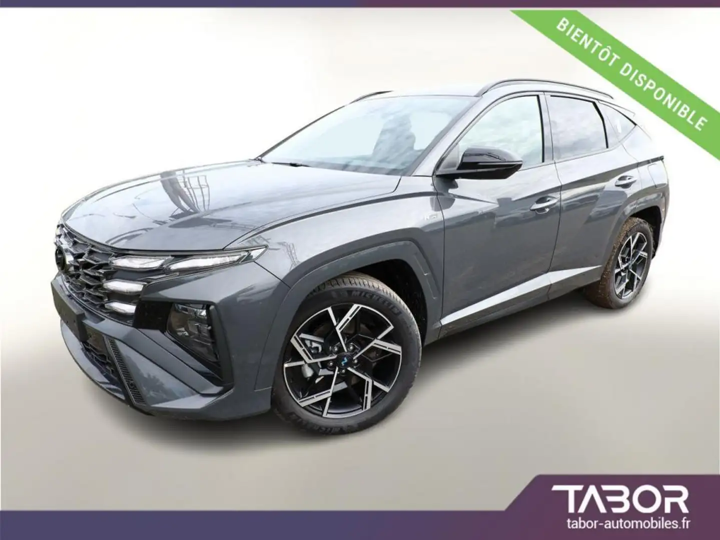 Hyundai TUCSON 1.6 HEV 215 N Line GPS cam 19p Noir - 1