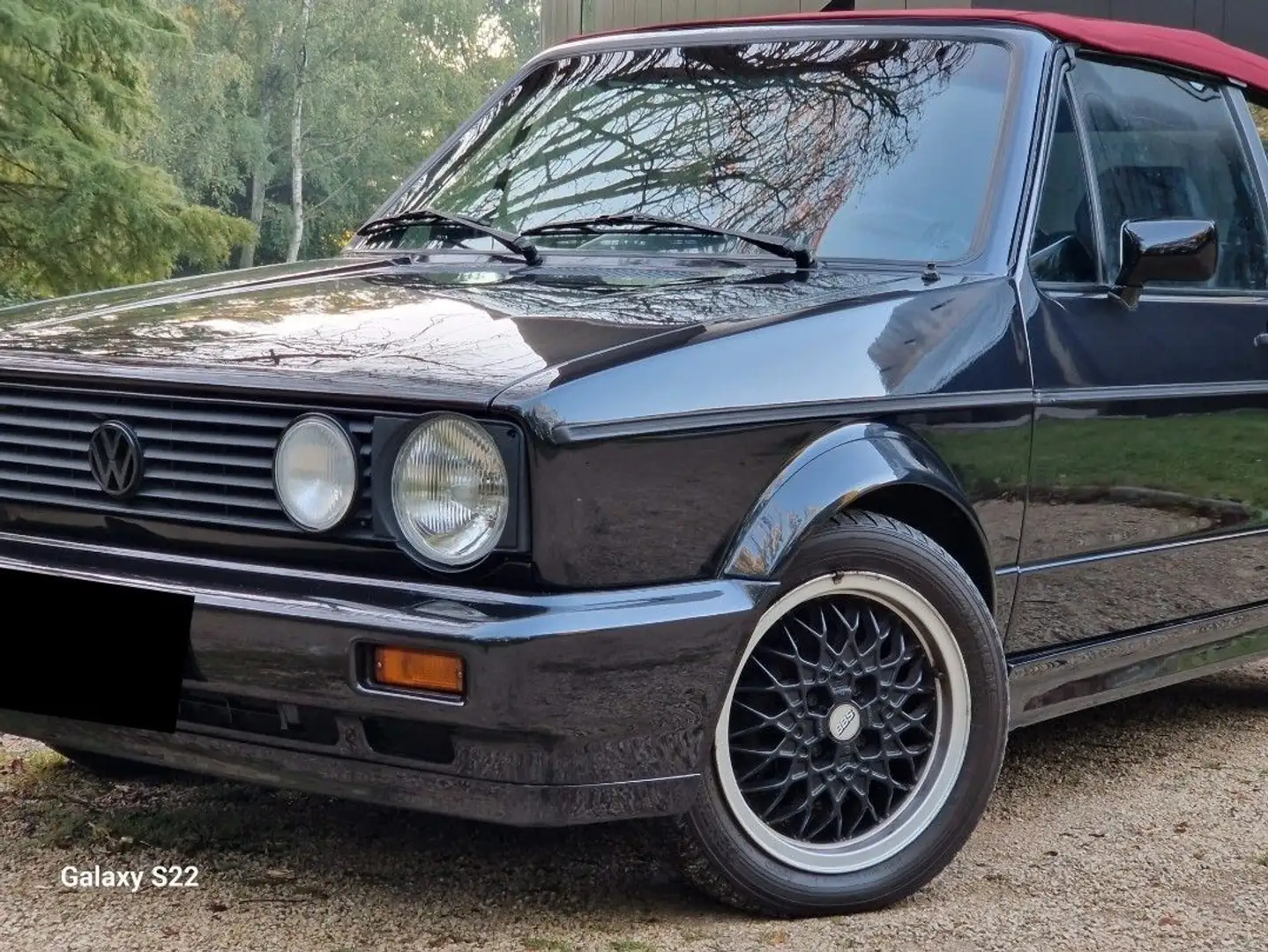 Volkswagen Golf 1 Cabriolet ,, Erdbeerkörbchen" H-Zul. Schwarz - 2