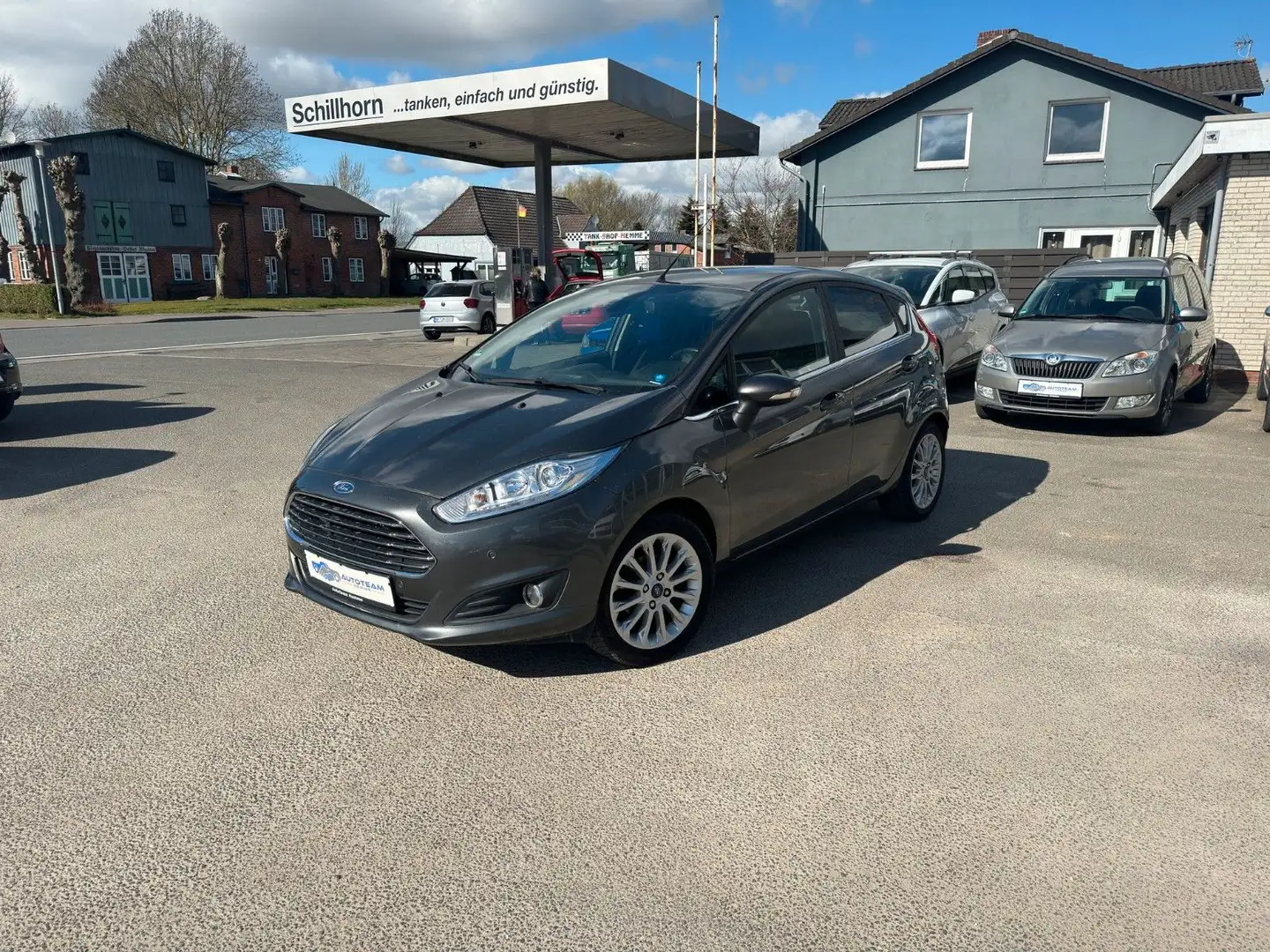 Ford Fiesta Titanium TÜV/KLIMA/SH/BC/MFL Grigio - 1