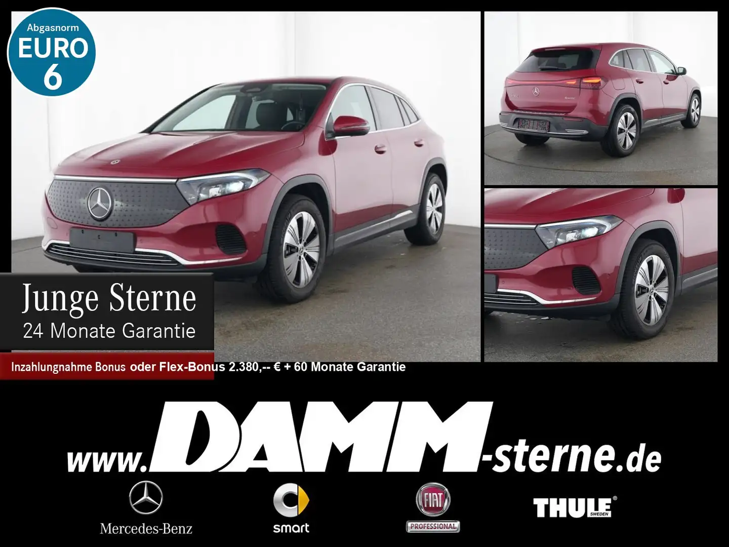 Mercedes-Benz EQA 350 EQA 350 4M Progressive/AHK/70kW/MEMORY/WDG/+Flex Rot - 1