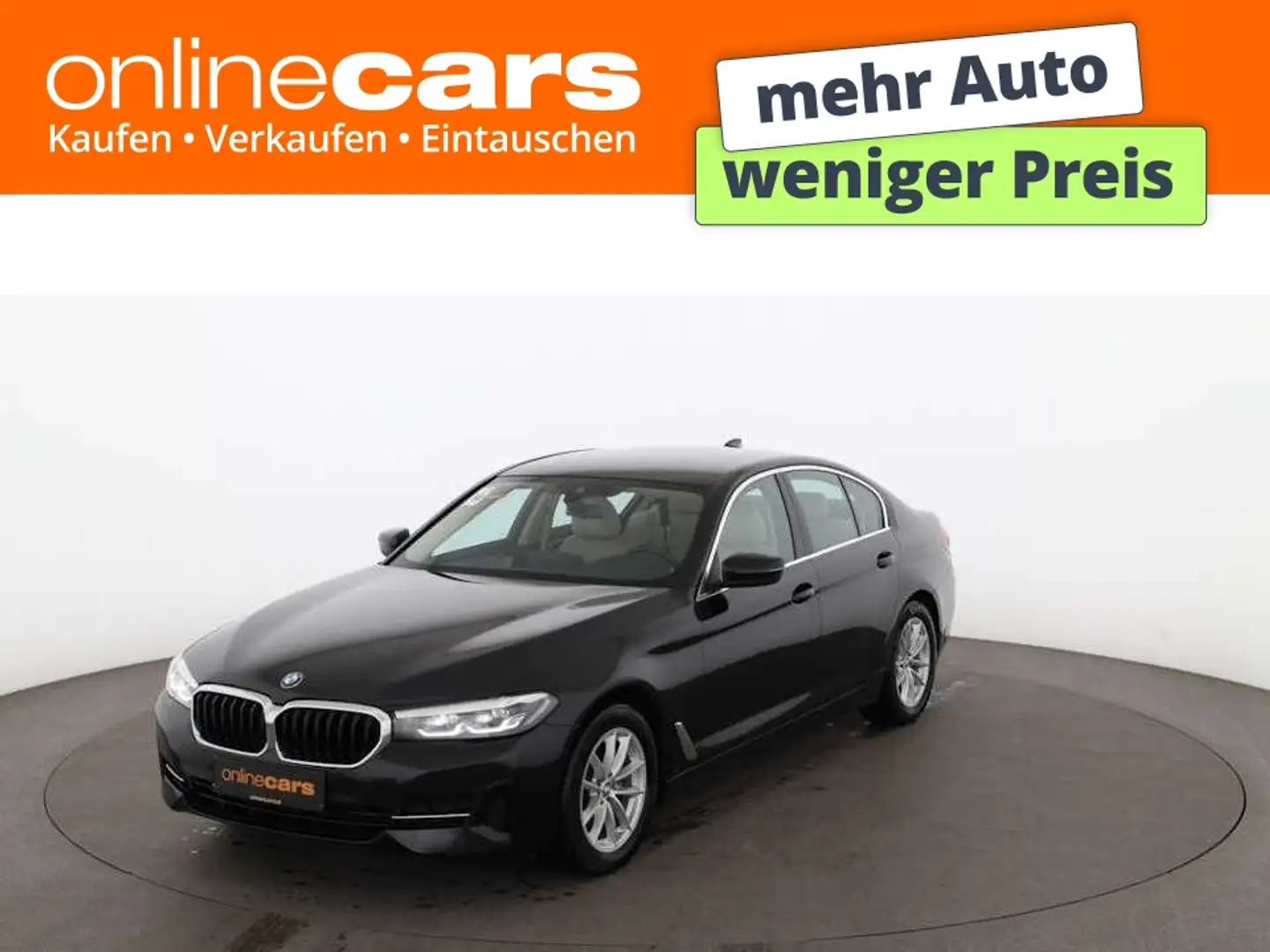 BMW 520 d xDrive Limousine Aut LED LEDER NAVI MEMORY Schwarz - 1