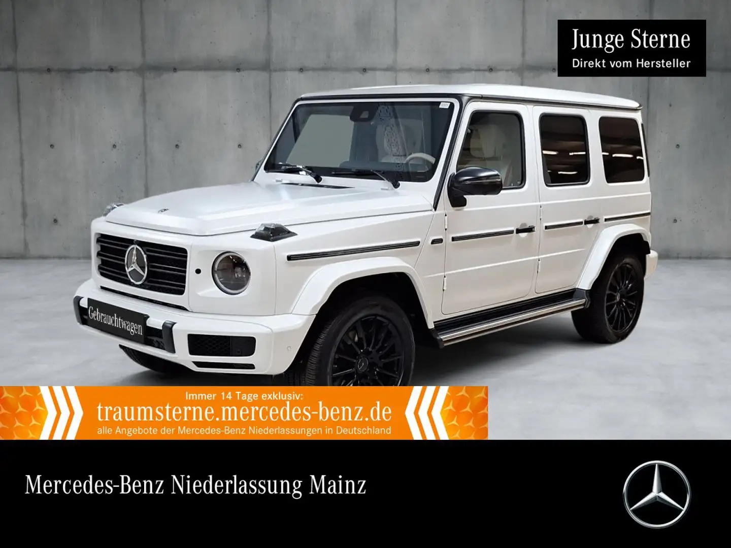 Mercedes-Benz G 400 d GSD+360+AHK+MULTIBEAM+STHZG+FAHRASS+CARBON Blanc - 1