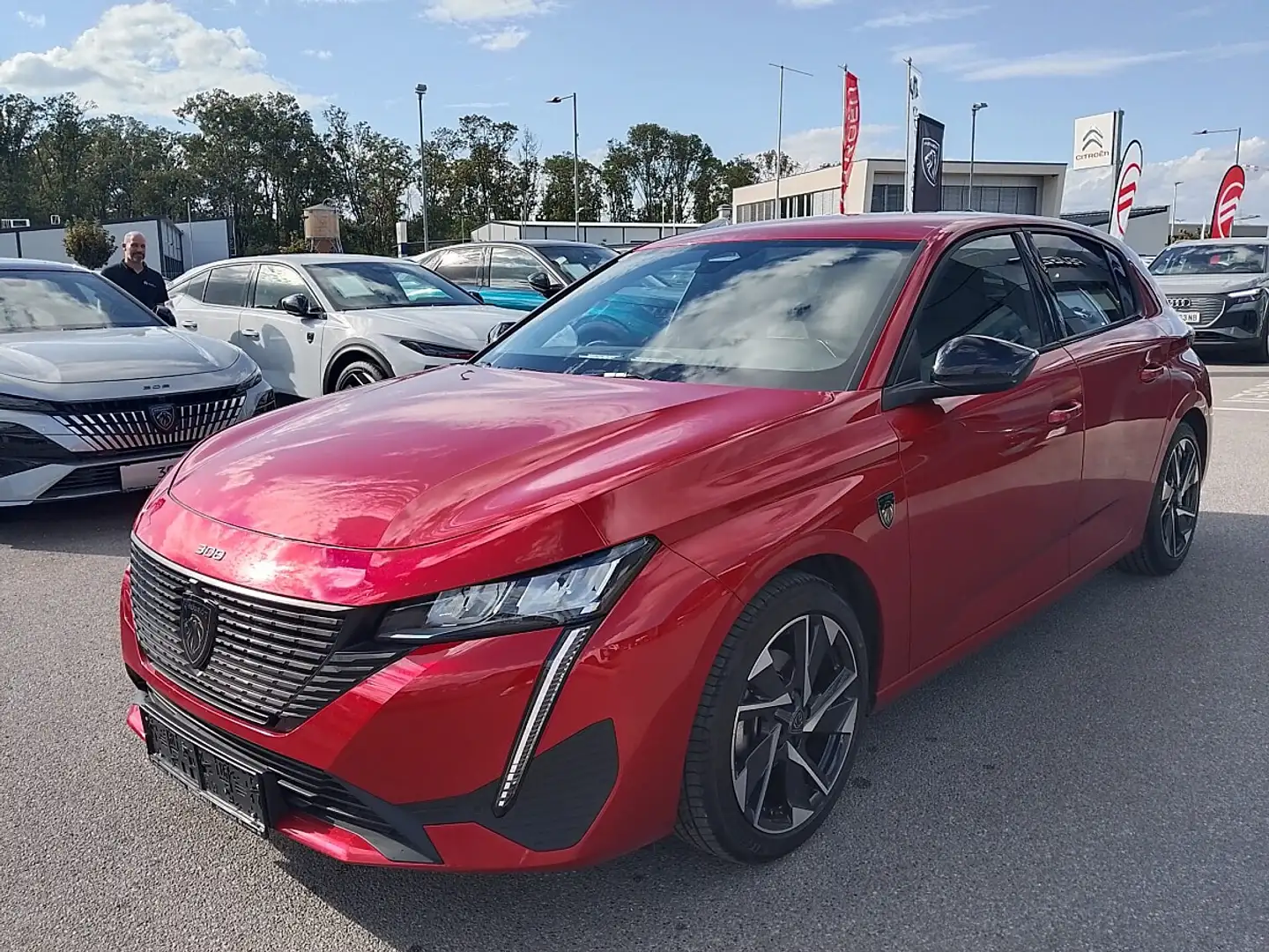 Peugeot 308 1.2 PureTech 130 Allure Pack (EURO 6d) Rot - 2
