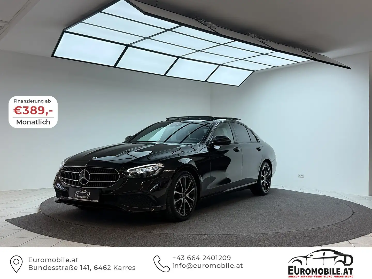 Mercedes-Benz E 220 d AVANTGARDE*NIGHT-PAKET*PANO*TOTW*RFK*AHK*LED* Schwarz - 1
