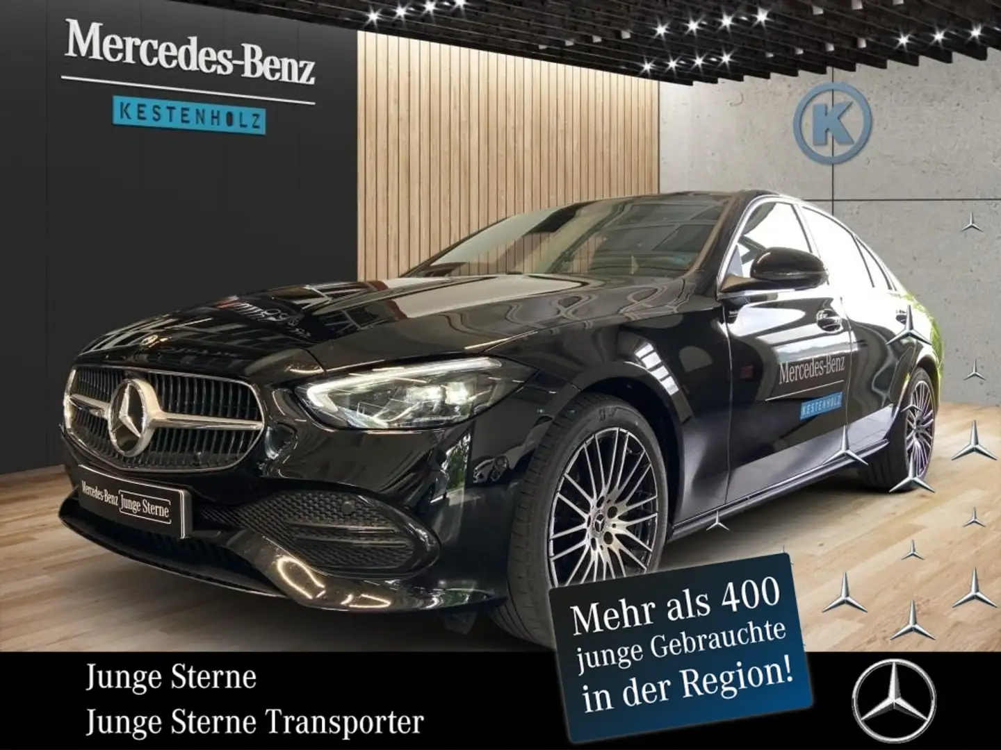 Mercedes-Benz C 220 d *Avantgarde*MBUX*Memory*KAMERA*DISTR*AHK Schwarz - 1