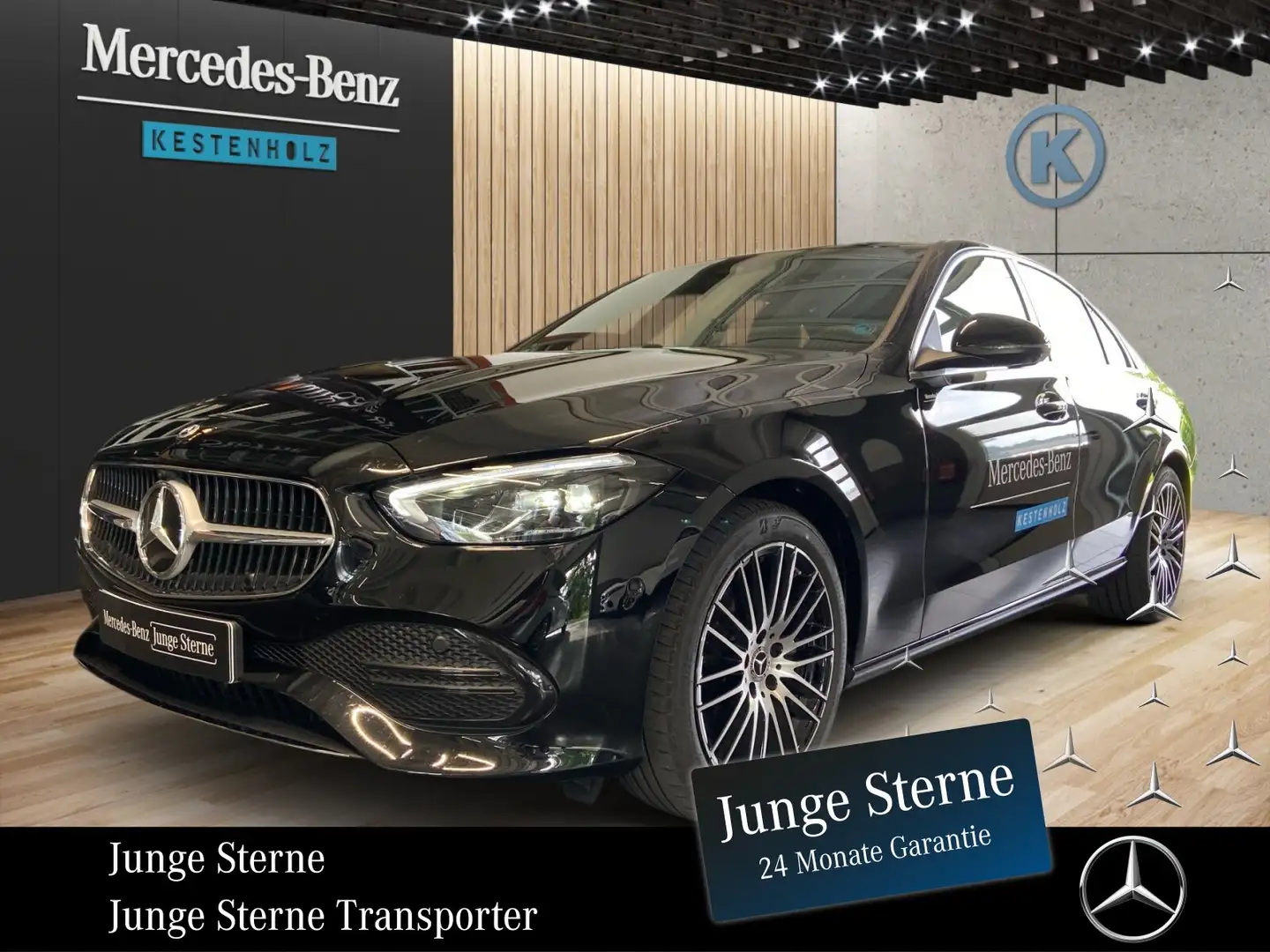 Mercedes-Benz C 220 C 220 d AVANTGARDE°ADV+°MEMO°360°AHK°DISTRNOIC° Siyah - 1