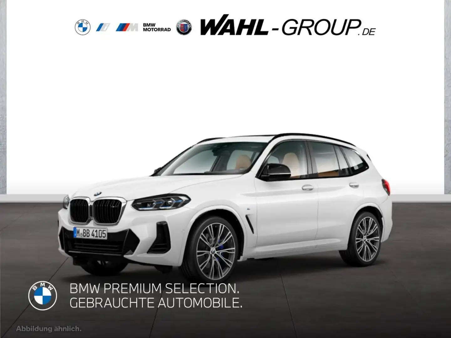 BMW X3 M 40d M Sport AHK Standhzg Panorama HeadUp Blanc - 1