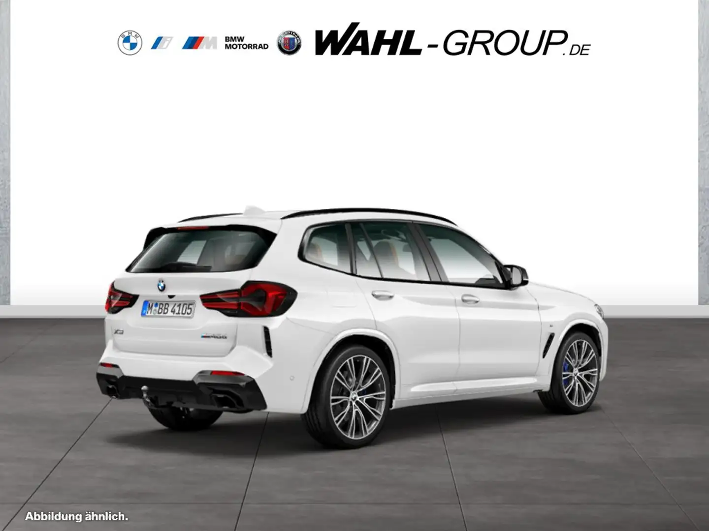BMW X3 M 40d M Sport AHK Standhzg Panorama HeadUp Blanc - 2