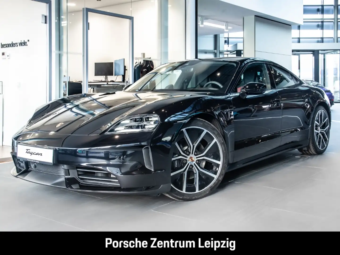 Porsche Taycan Black Edition Sitzklima SportDesign BeifDisplay Noir - 1