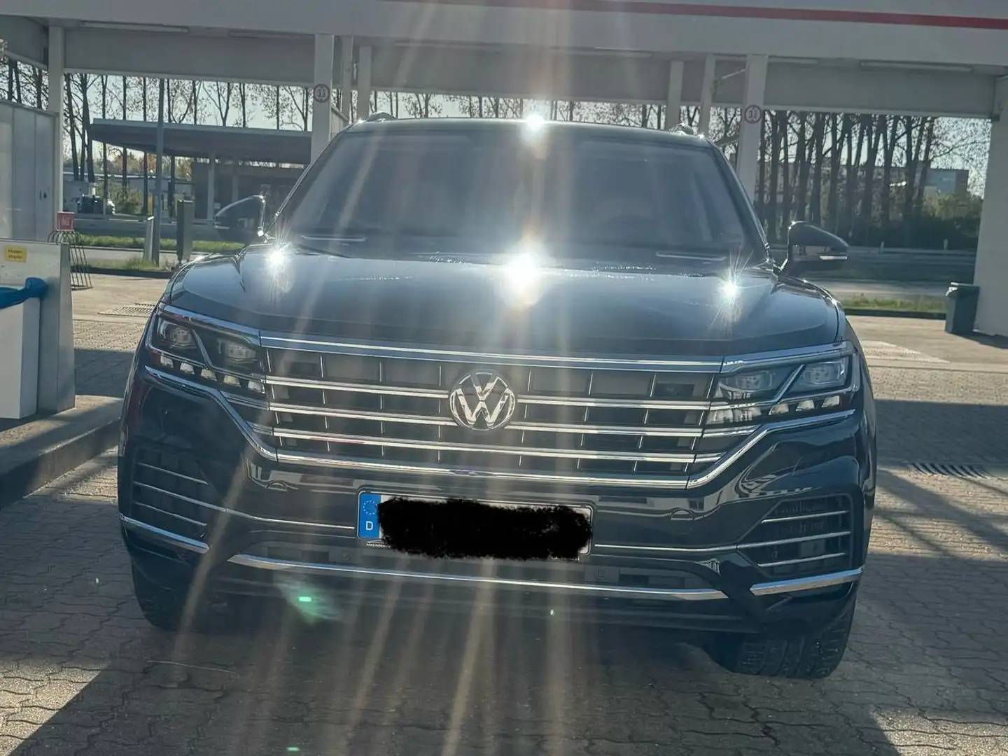 Volkswagen Touareg VW Touareg3.0 TDI 4M Elegance 286PS nur 64500 Km Schwarz - 2