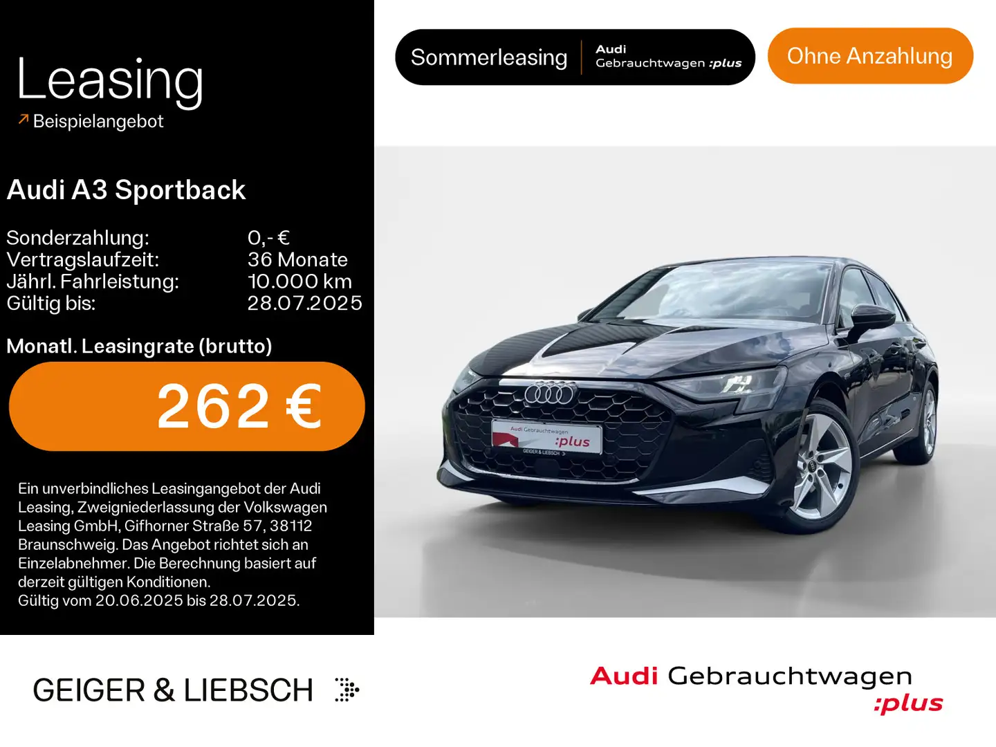 Audi A3 35 TDI advanced*NAVI-PLUS*SONOS*HUD Zwart - 1