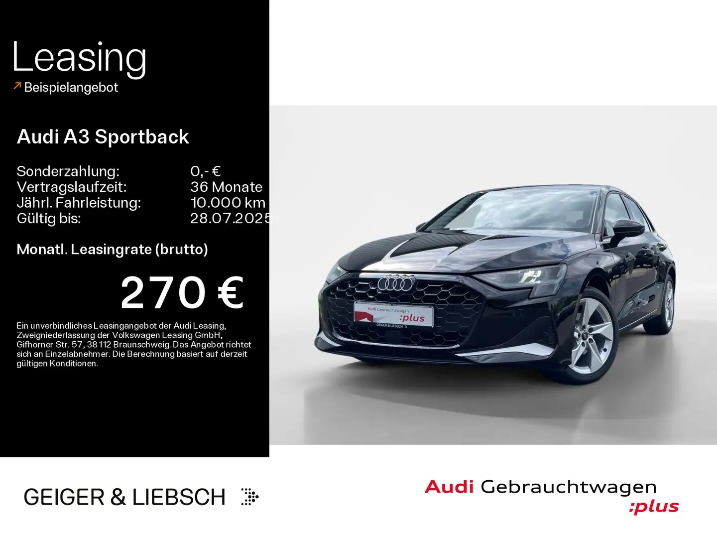 Audi A3 35 TDI advanced*NAVI-PLUS*SONOS*HUD Noir - 1