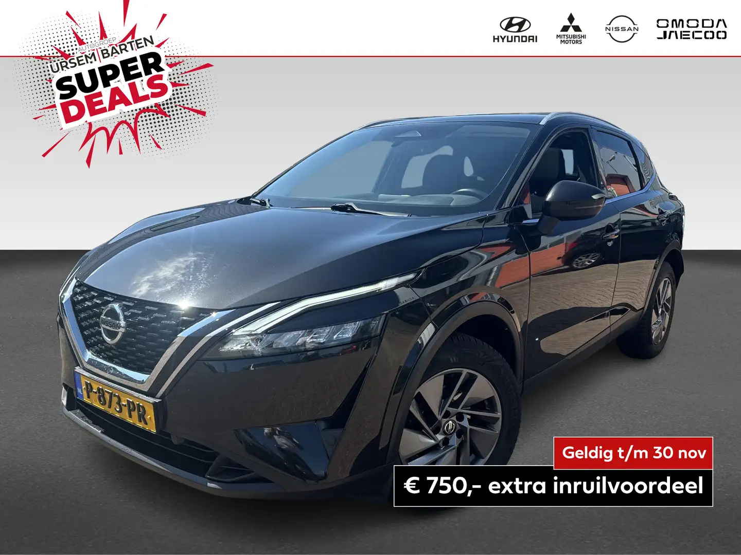 Nissan Qashqai 1.3 MHEV Xtronic Acenta Zwart - 1