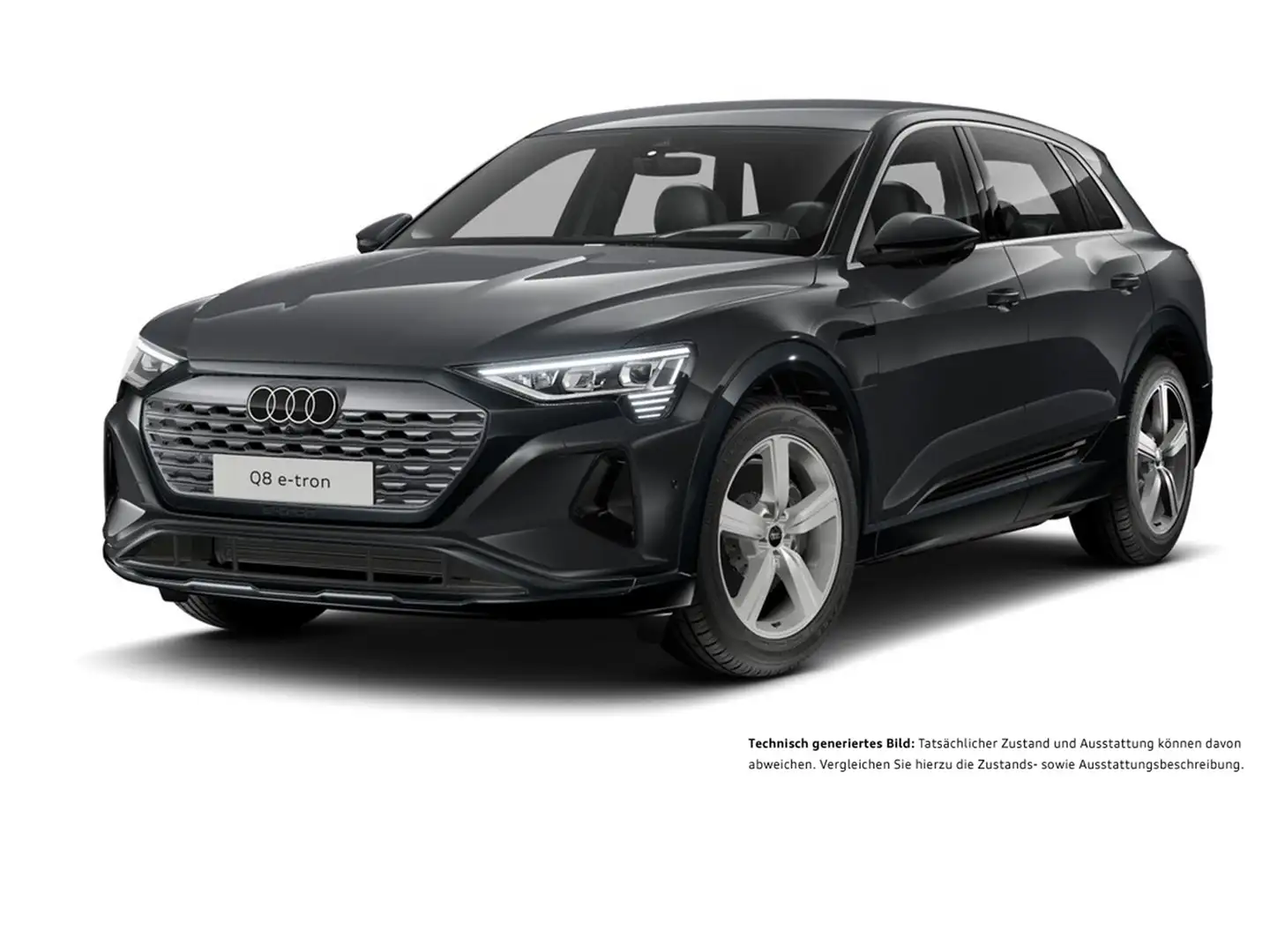 Audi Q8 e-tron 55 quattro advanced AHK 360°CAM LM20 Grau - 2