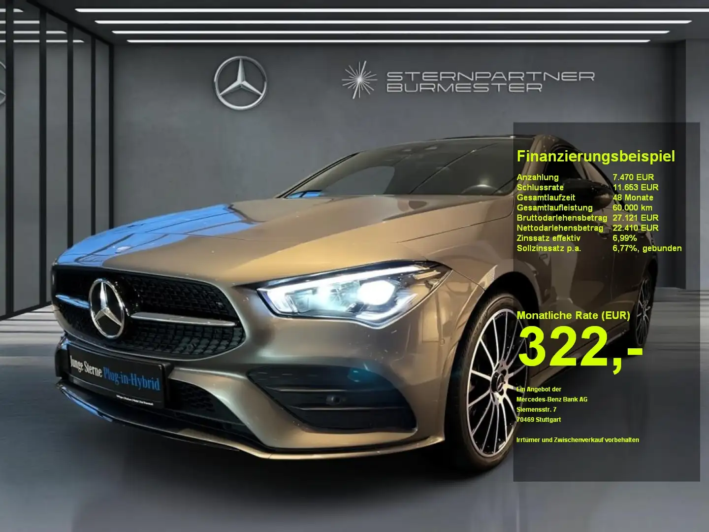 Mercedes-Benz CLA 250 e AMG+MBUX+Night+Ambiente+CarPlay+KAMERA Grigio - 1