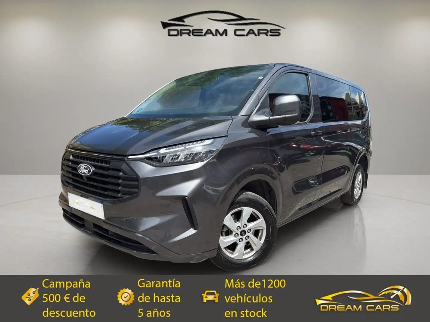 Ford Transit Custom FT 320 L1 Kombi 2.0 Ecoblue Limited 170 Aut. Gris - 1