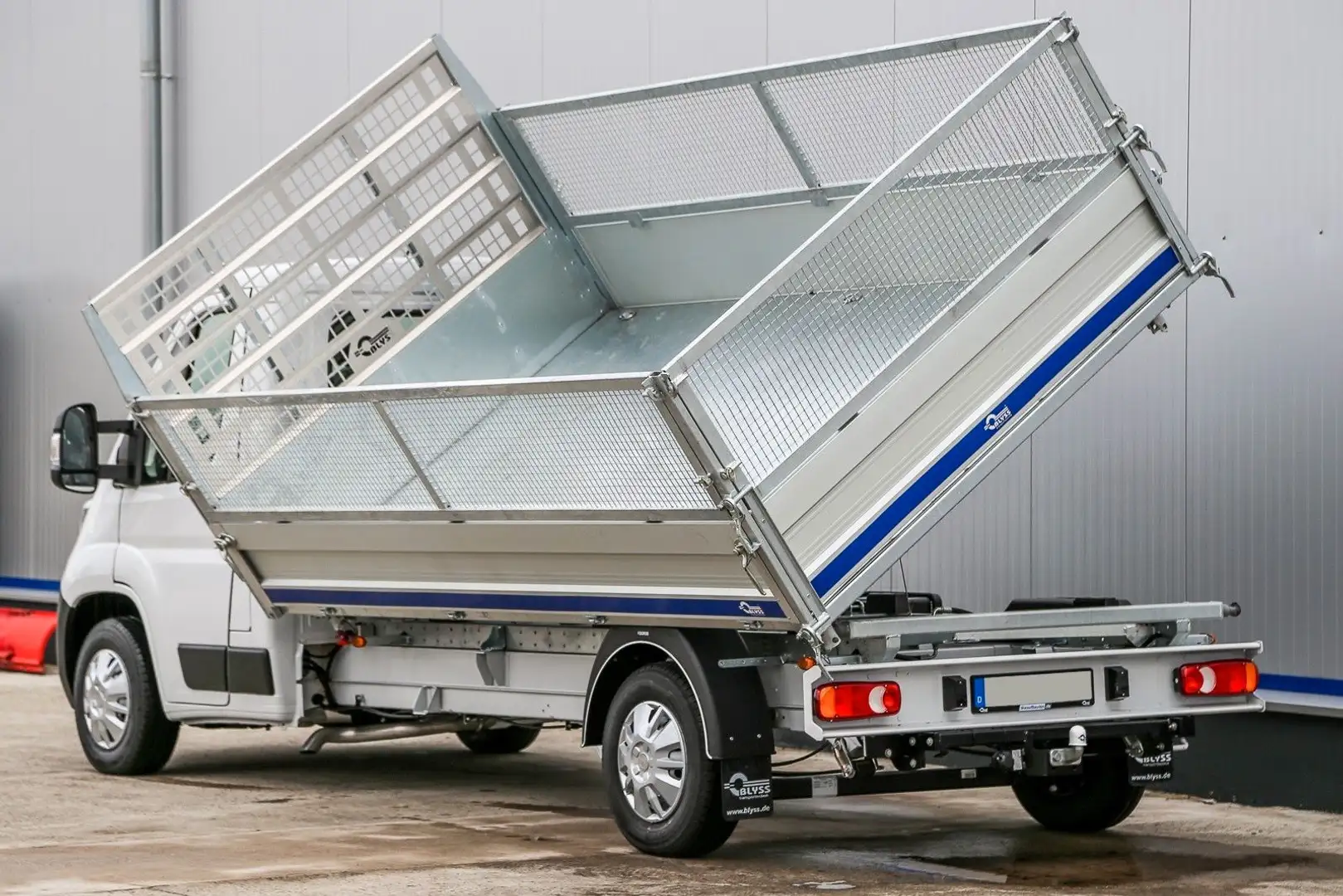 Opel Movano Kipper mit Laubgitter SOFORT VERFÜGBAR Weiß - 1