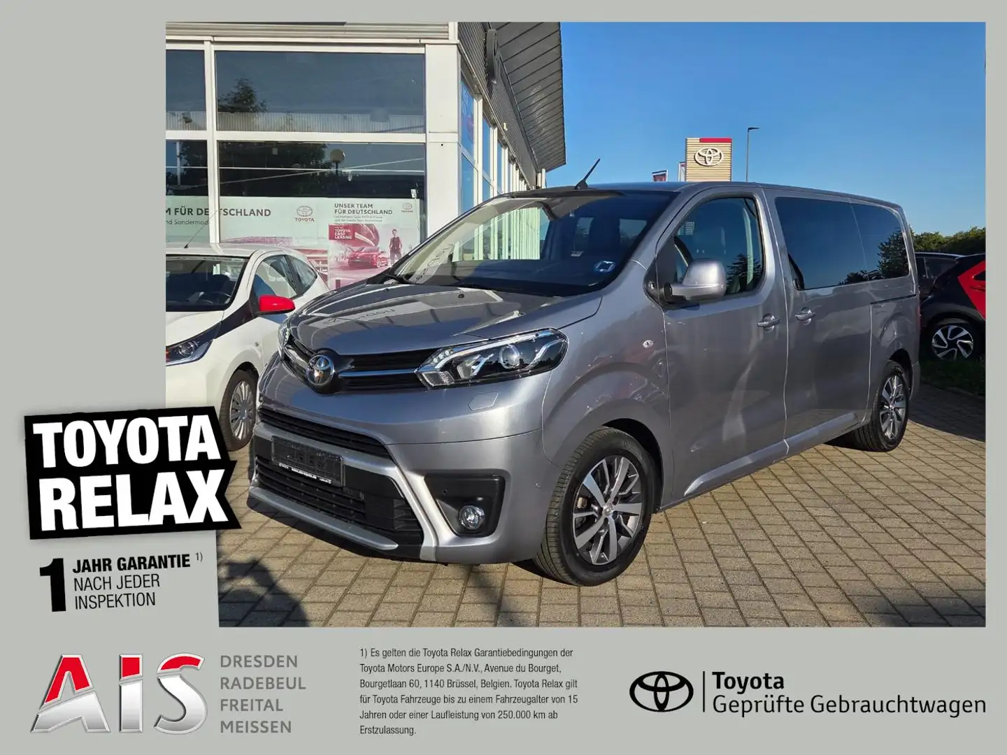 Toyota Proace Verso 2.0 L1 Team D AHK*Pano*Navi*Xenon Argent - 1