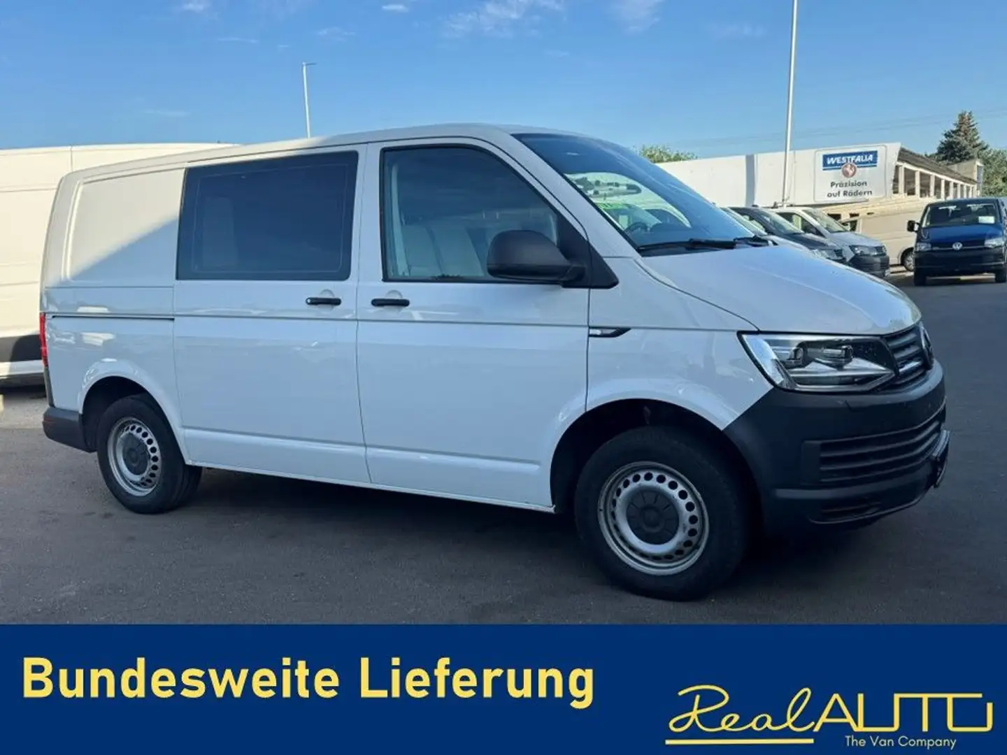 Volkswagen T6 Transporter Kasten TDI 4Motion DSG LED*Standh Weiß - 1