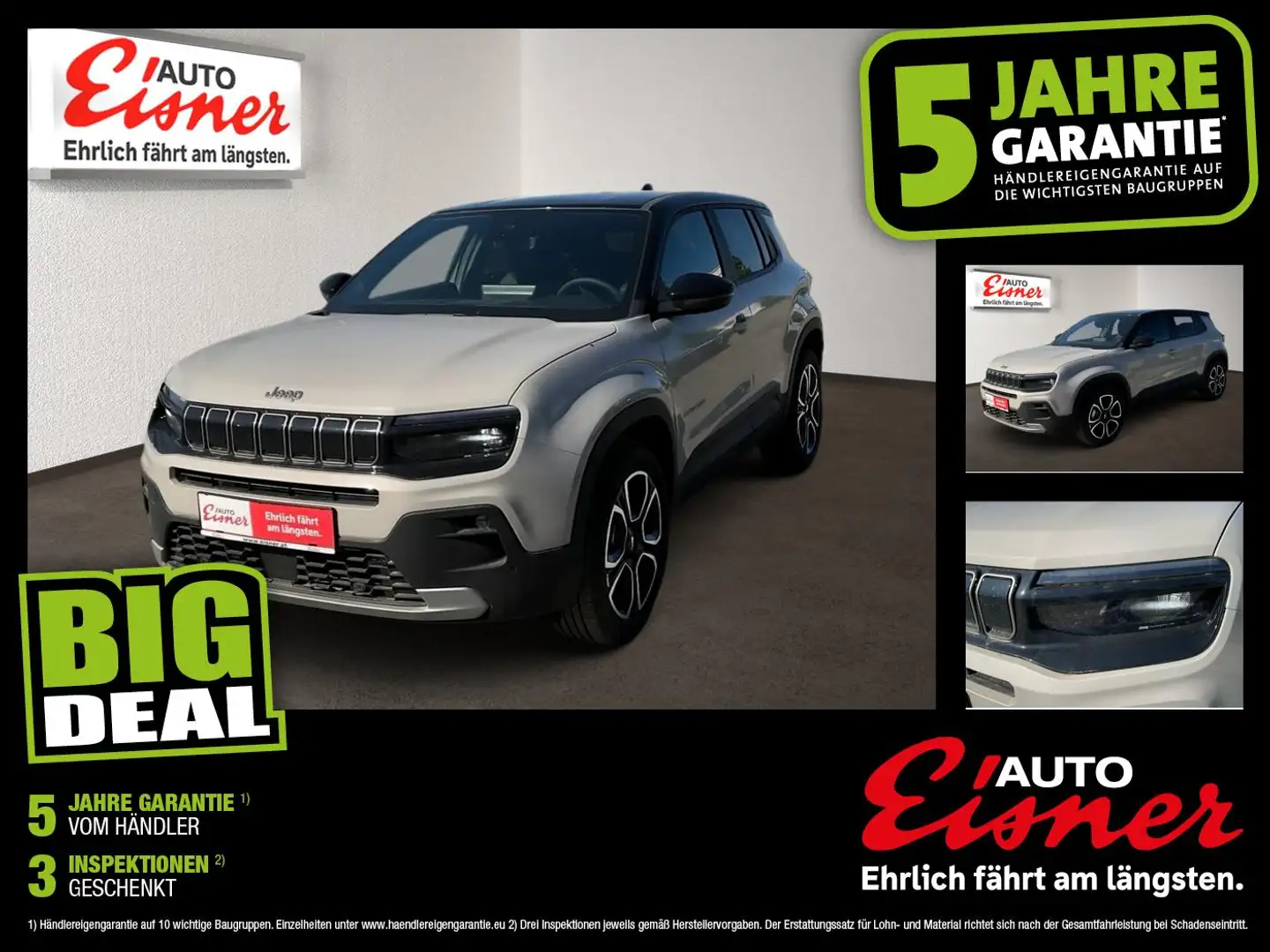 Jeep Avenger 1.2 T-GDI Summit ACC DynLicht Kam. LED Grau - 1