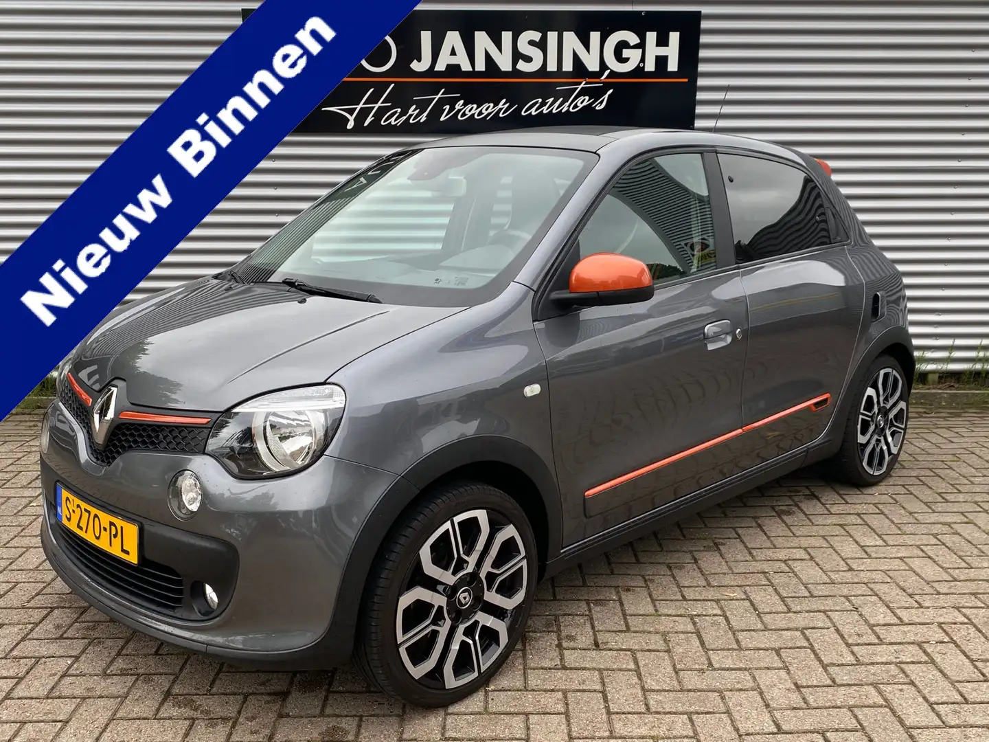Renault Twingo 0.9 TCe GT !! Met vouwdak! 109 PK!! | Cruise | Cli Grijs - 1