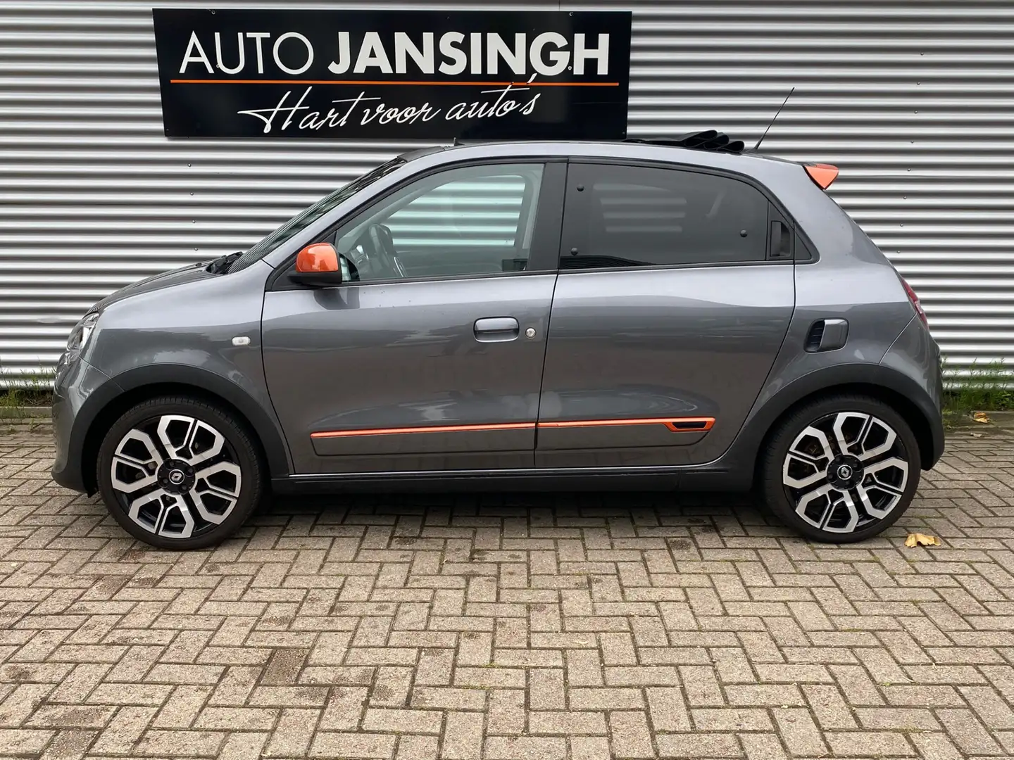 Renault Twingo 0.9 TCe GT !! Met vouwdak! 109 PK!! | Cruise | Cli Grijs - 2