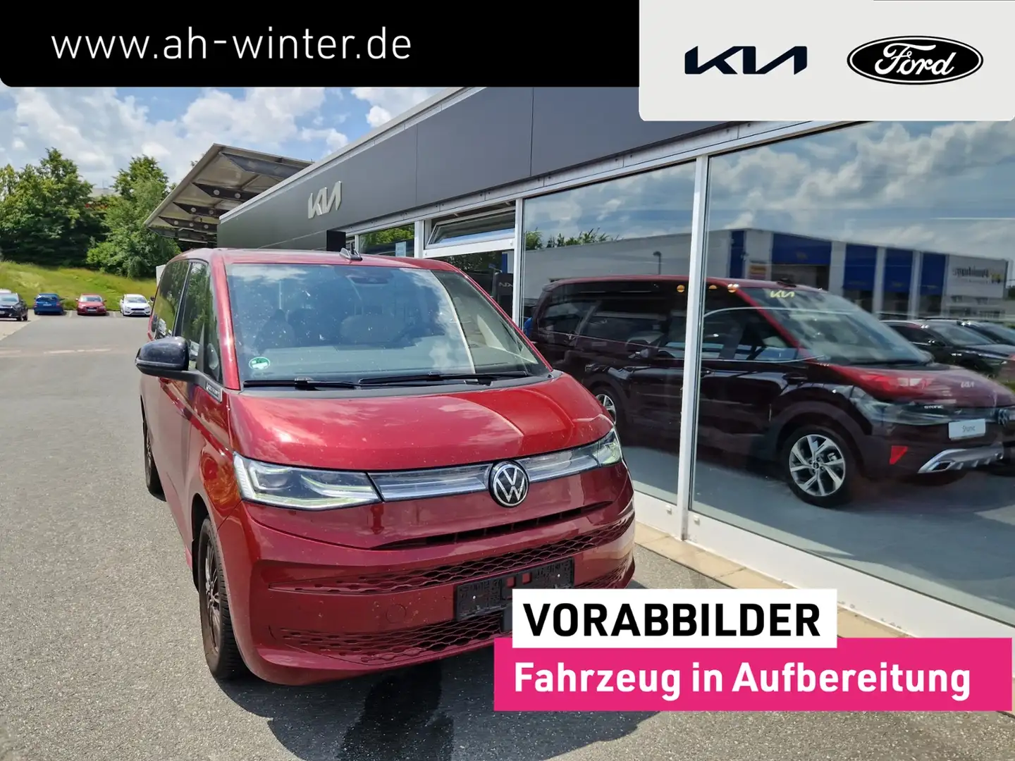 Volkswagen T7 Multivan 1,5 TSI DSG Life 7S Matrix Pano Harman AHK Rouge - 1