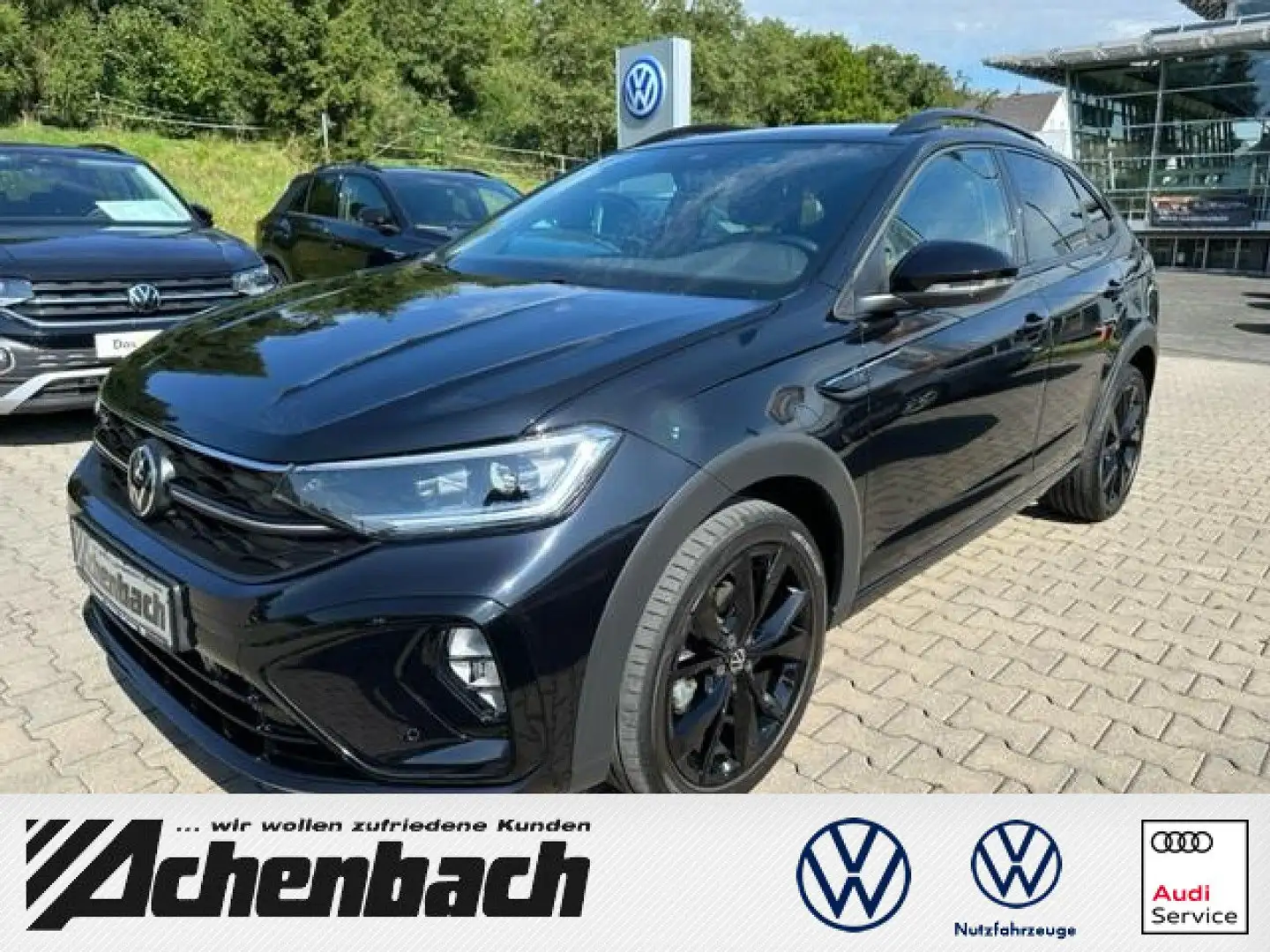 Volkswagen Taigo R-Line 1.0 TSI DSG,LED,AHK,NAVI,SHZ,PDC Zwart - 1