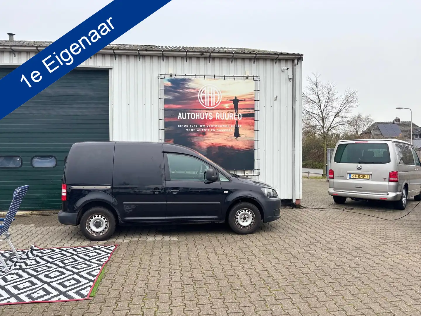 Volkswagen Caddy 1.6 TDI trekhaak ,schuifdeur. dubbele deur zondag Noir - 1