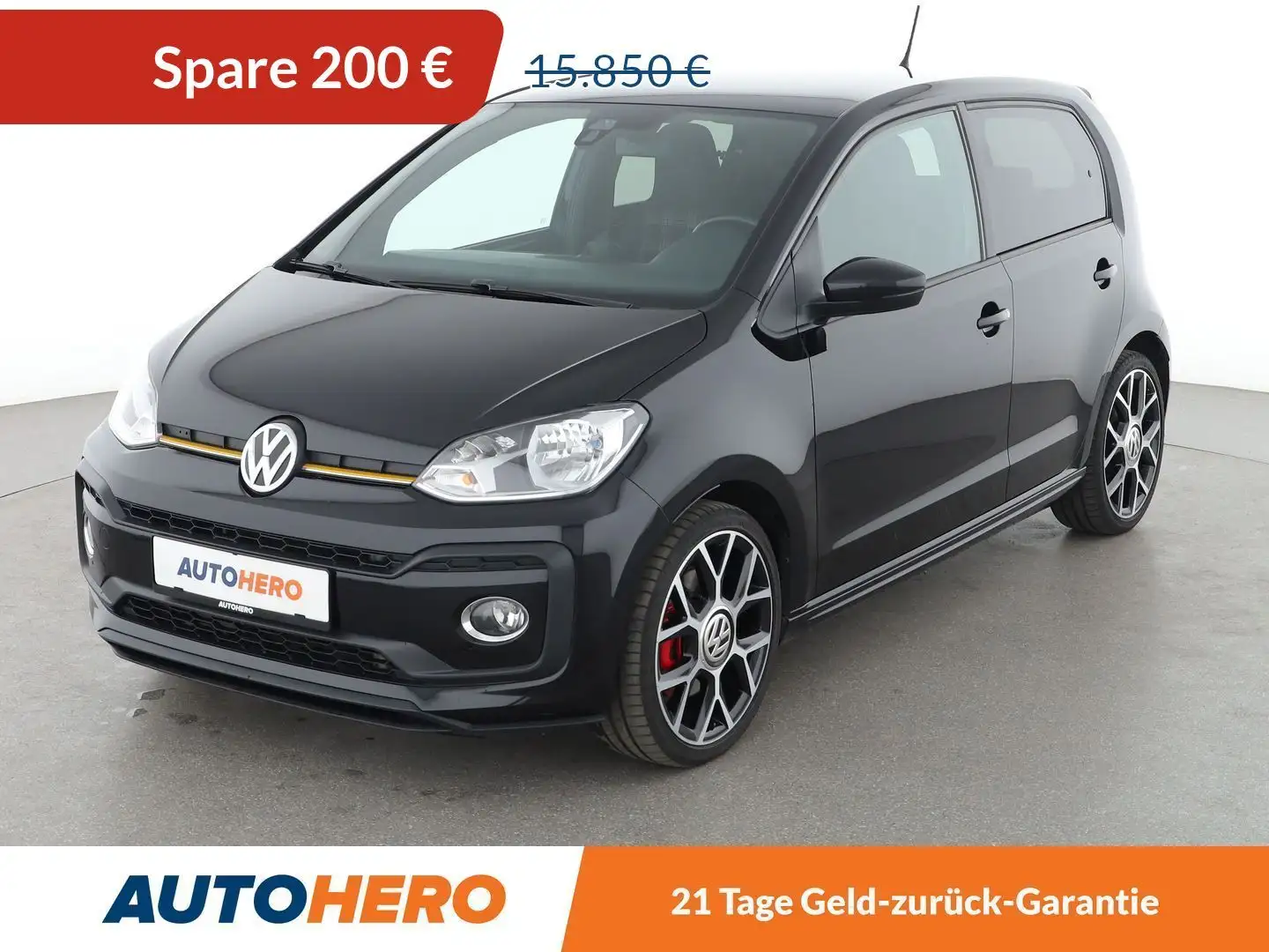 Volkswagen up! 1.0 TSI GTI*TEMPO*PDC*SHZ*ALU*KLIMA* Schwarz - 1