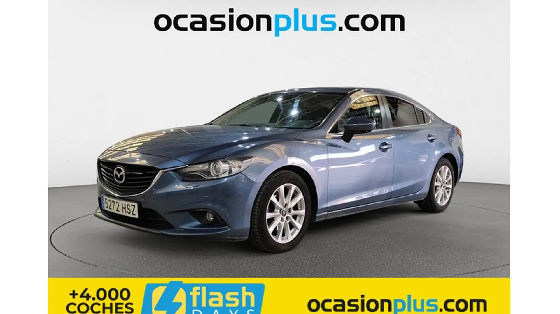 Mazda 6 2.2DE Style + Pack Safety Bleu - 1