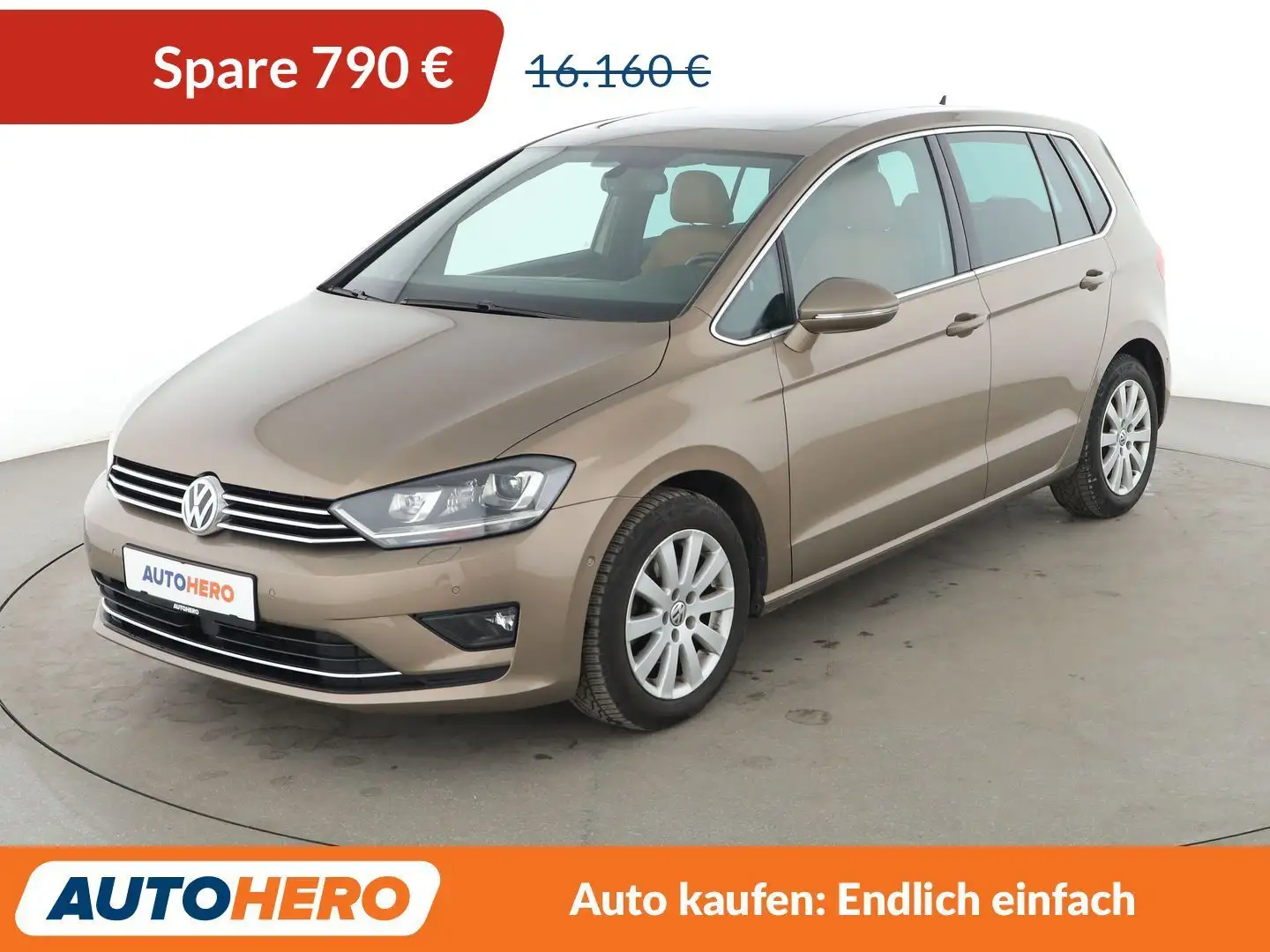 Volkswagen Golf Sportsvan 1.4 TSI Highline BlueMotion Tech Aut.*NAVI*XENON* Braun - 1
