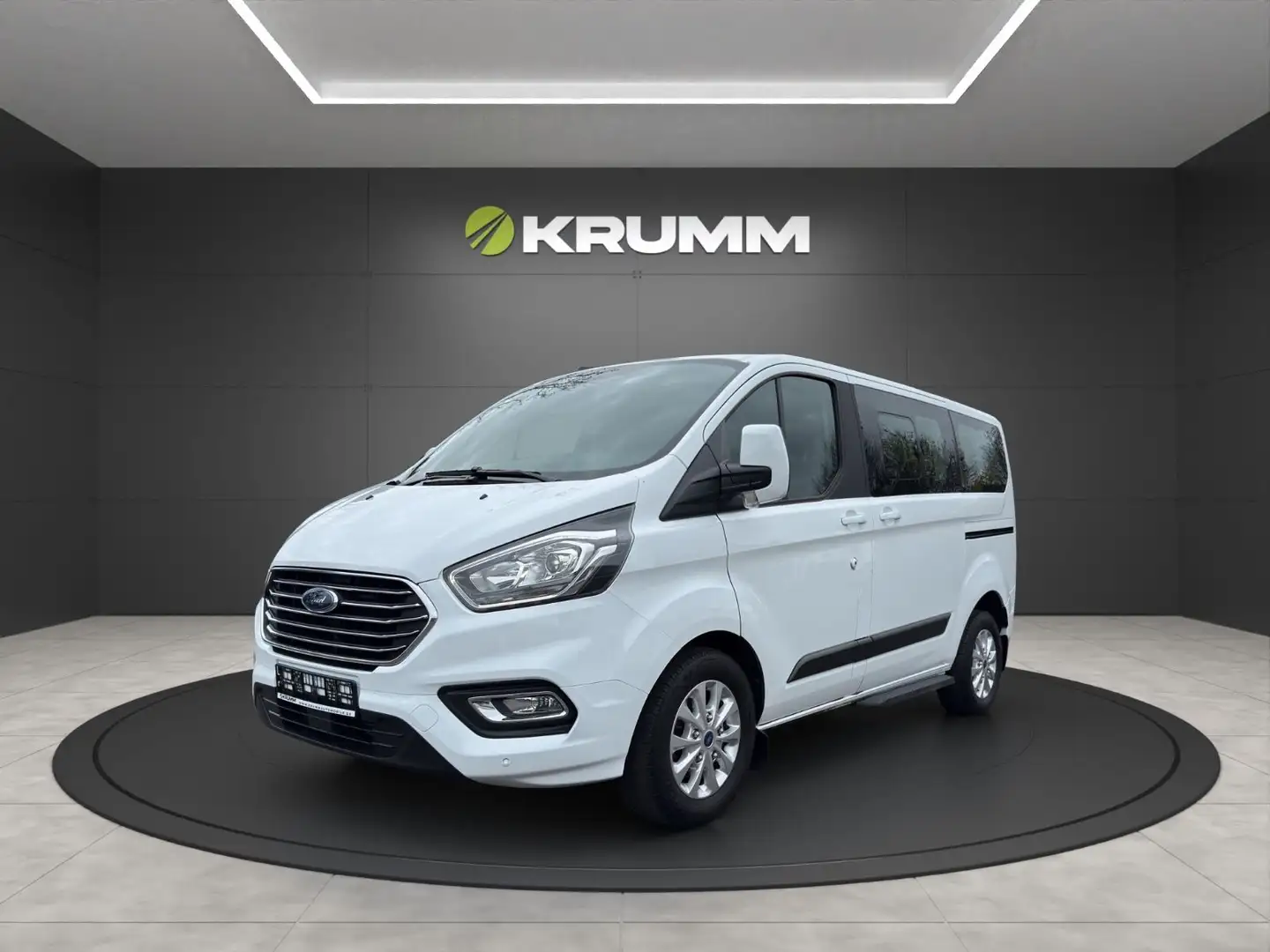 Ford Tourneo Custom L1 2xSchiebetür 9 Sitze Klima PDC Blanc - 2