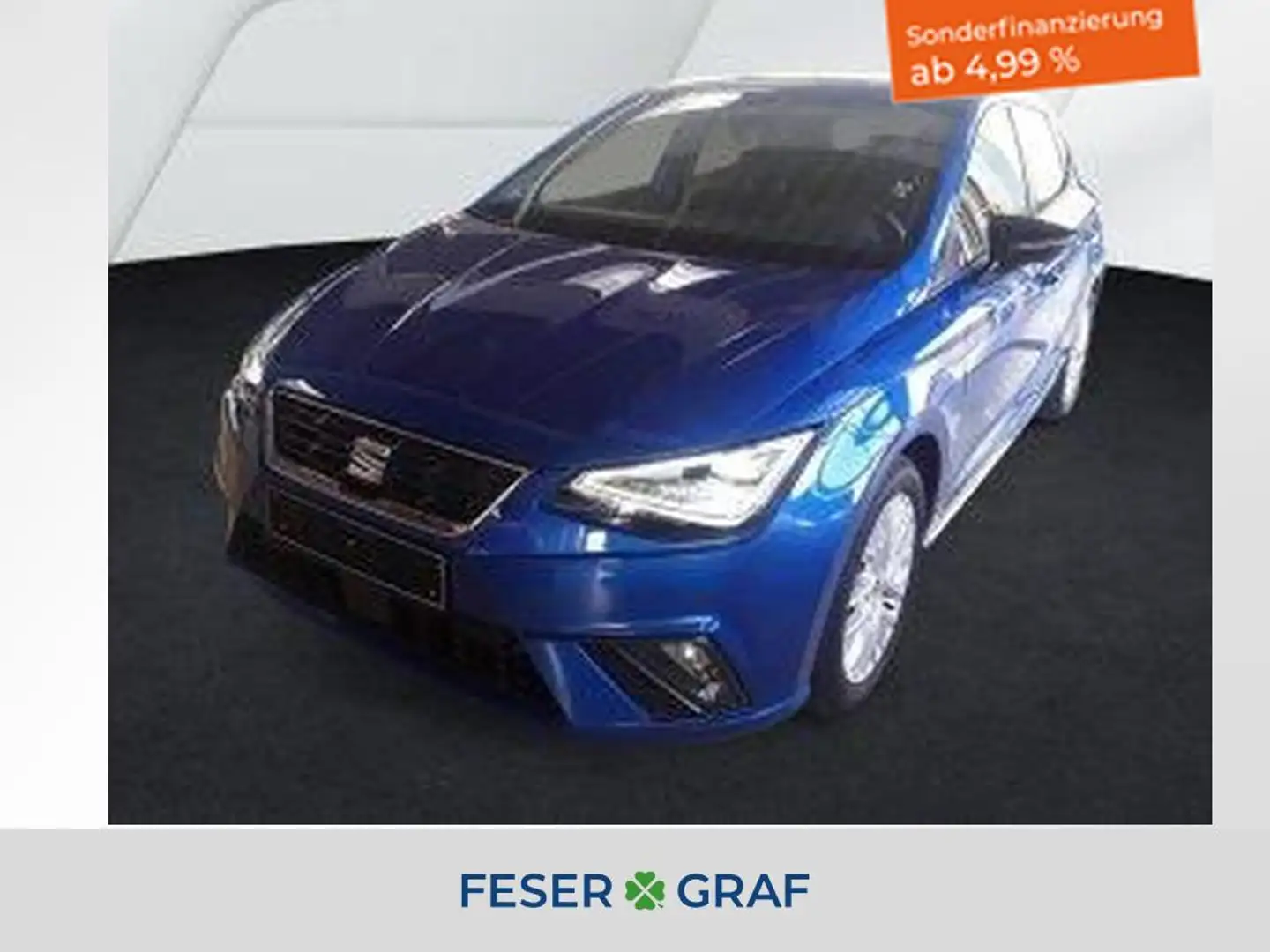 SEAT Ibiza 1.0TSI FR DSG LED Infotain+Fahrassistenz-Paket XL Blau - 1