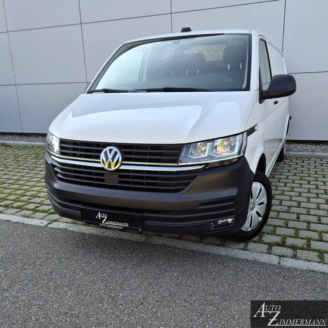 Volkswagen T6.1 Transporter Kasten lang FWD Leder*Tempo*Led Weiß - 1