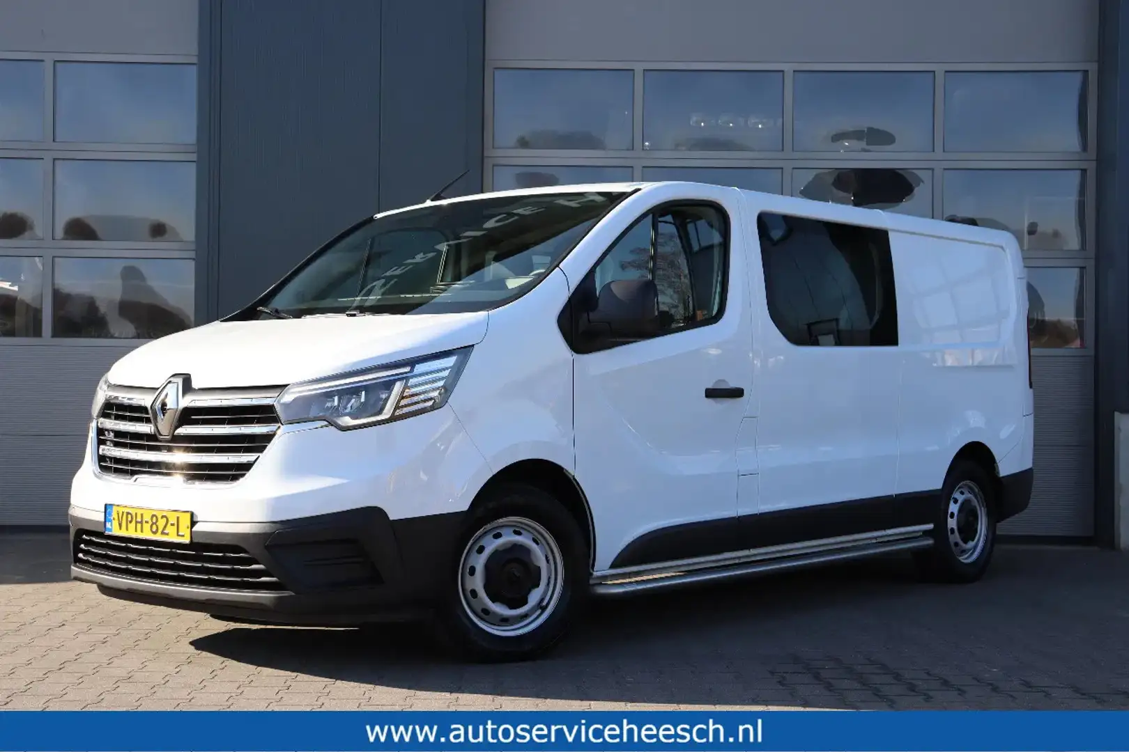 Renault Trafic 2.0 DCi L2H1 l DUBBELE CABINE l NAVI l AIRCO l PDC Wit - 1