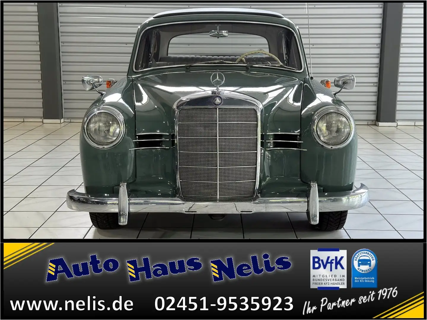 Mercedes-Benz 190 Ponton Faltdach Windabweiser-getönt  Radio R Green - 1