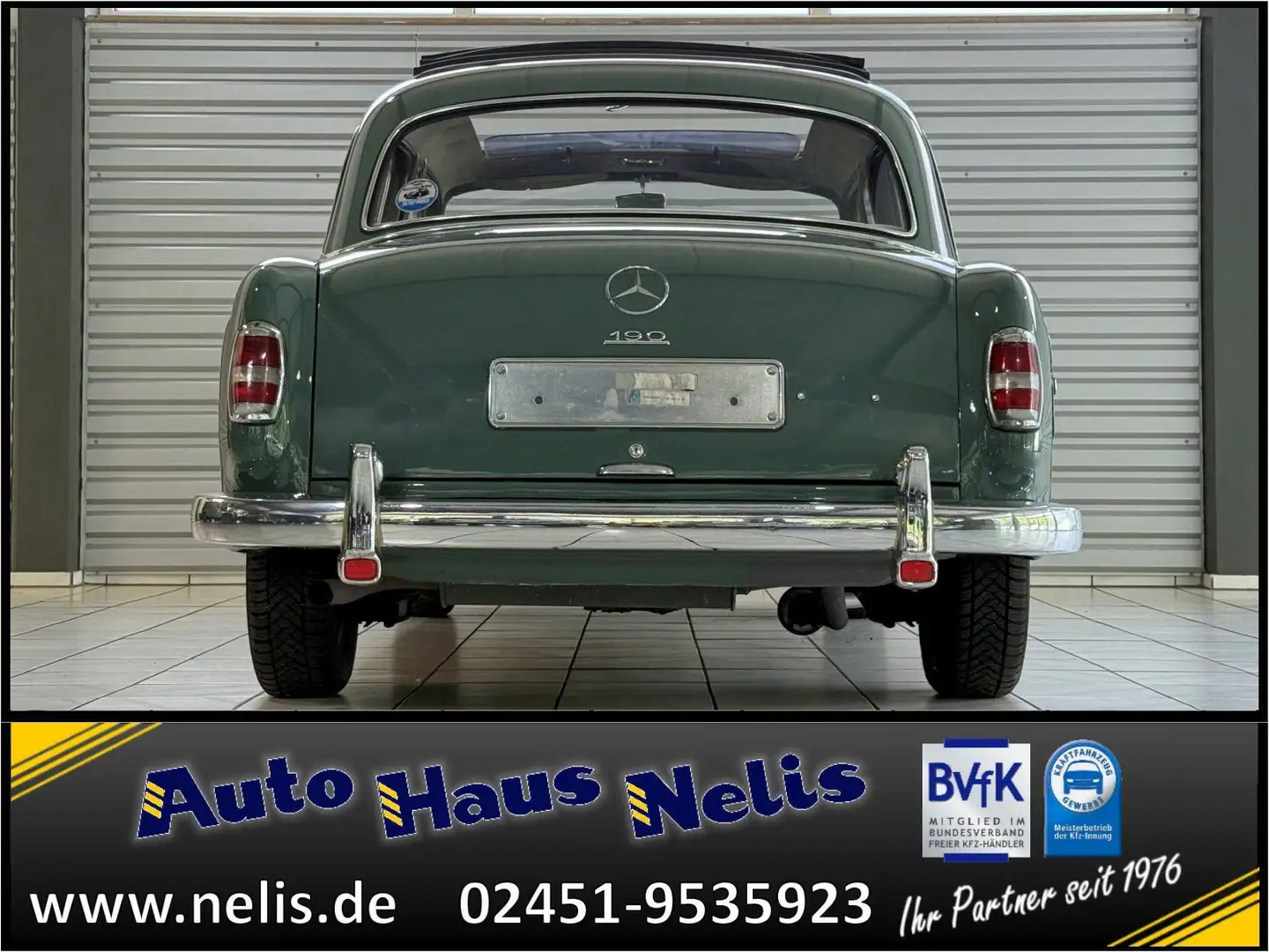 Mercedes-Benz 190 Ponton Faltdach Windabweiser-getönt  Radio R Green - 2