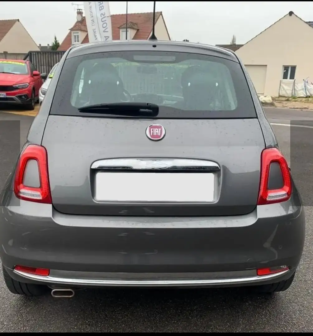 Fiat 500 500 1.2 69 ch Eco Pack S/S Diva Gris - 2