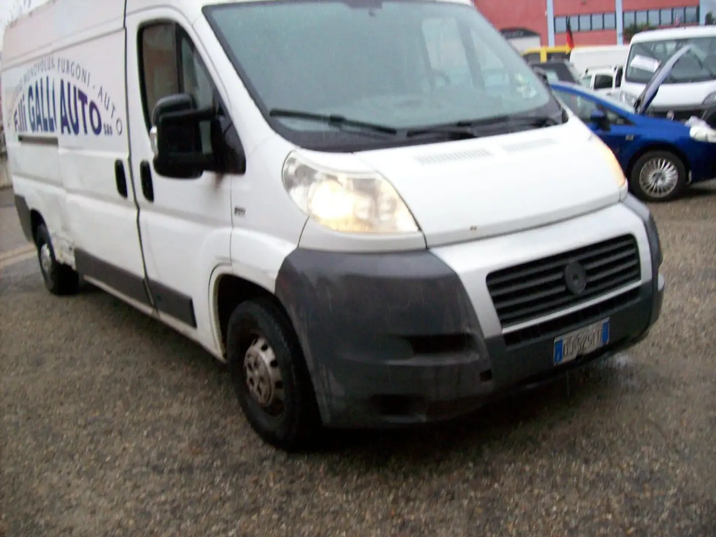 Fiat ducato furgone passo lungo tetto alto Weiß - 2