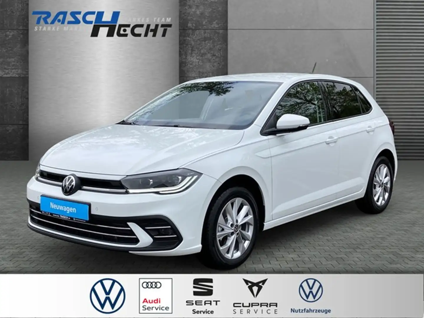 Volkswagen Polo Style 1.0 TSI DSG*LED*NAVI*SHZ* Weiß - 1