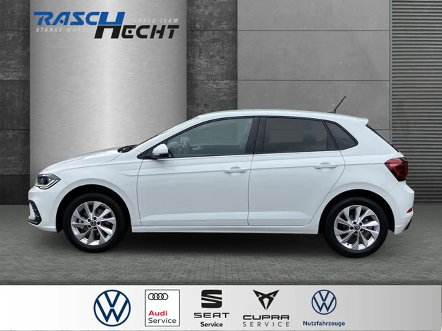 Volkswagen Polo Style 1.0 TSI DSG*LED*NAVI*SHZ* Weiß - 2