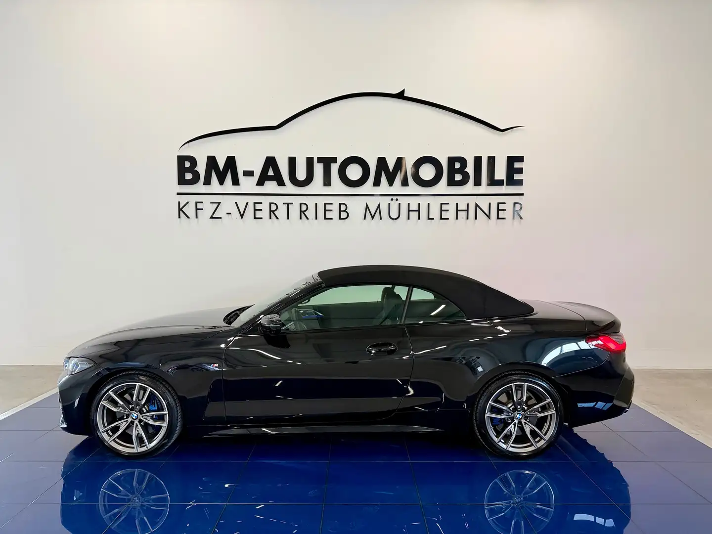 BMW 440 M440i xDrive Cabrio,Sitzlüftung,H&K,Laser,Voll Schwarz - 2