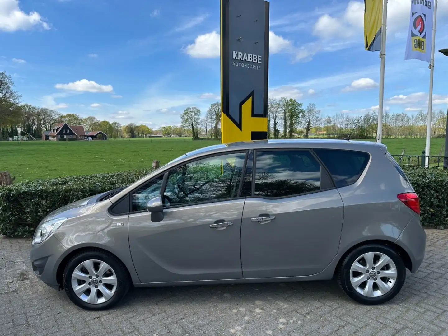 Opel Meriva 1.4 Turbo Cosmo ECC / Cruise / Trekhaak Brun - 2