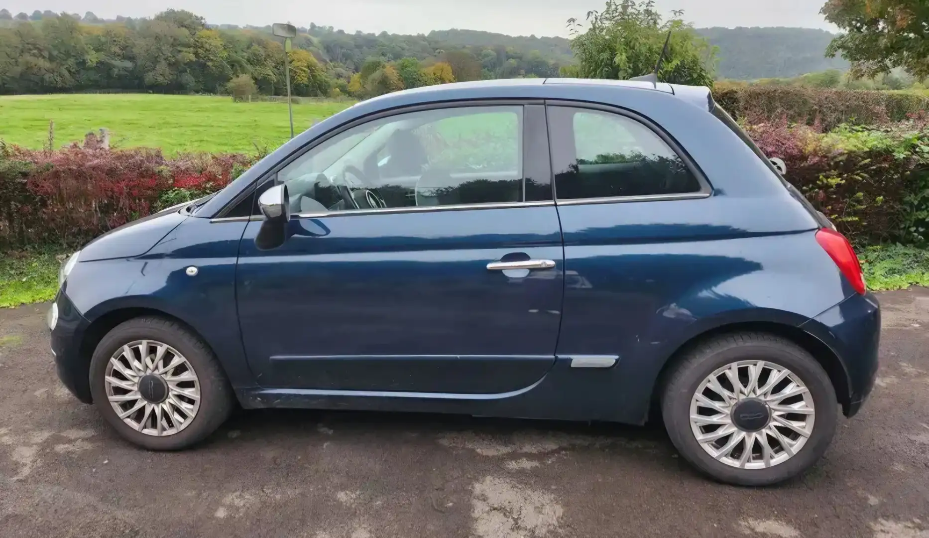 Fiat 500 Full options/courroie/pompe à eau FAITES !! Bleu - 1