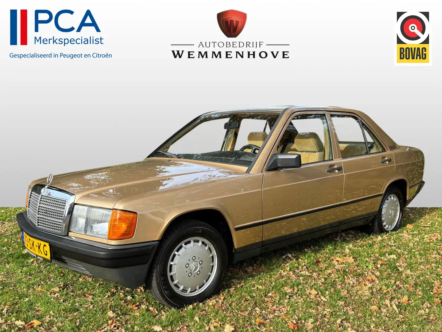 Mercedes-Benz 190 2.0 E Fase1 ABS/Airco/Schuifkanteldak/Airbag/Alu w Brun - 1